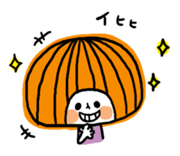 Round of bangs girl sticker #11047449