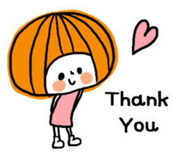 Round of bangs girl sticker #11047452