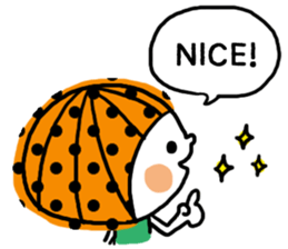 Round of bangs girl sticker #11047456