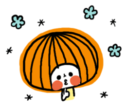 Round of bangs girl sticker #11047460