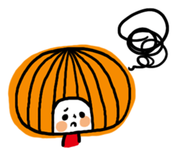 Round of bangs girl sticker #11047464