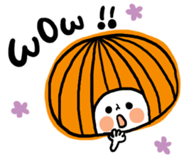 Round of bangs girl sticker #11047465