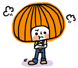 Round of bangs girl sticker #11047466