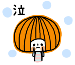 Round of bangs girl sticker #11047469