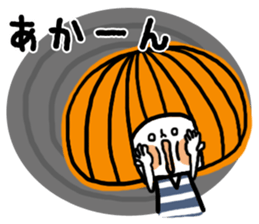 Round of bangs girl sticker #11047470