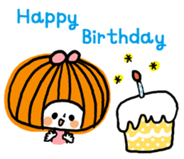 Round of bangs girl sticker #11047479