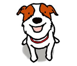 funny dog's life (JRT LIFE) sticker #11047600