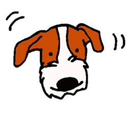 funny dog's life (JRT LIFE) sticker #11047606