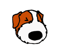 funny dog's life (JRT LIFE) sticker #11047608