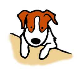funny dog's life (JRT LIFE) sticker #11047611