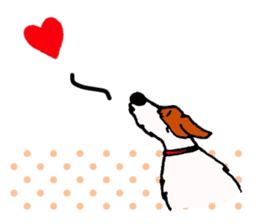 funny dog's life (JRT LIFE) sticker #11047612