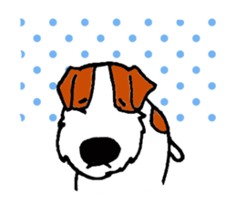 funny dog's life (JRT LIFE) sticker #11047615