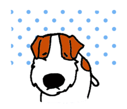 funny dog's life (JRT LIFE) sticker #11047615