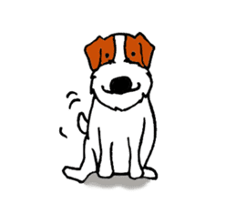 funny dog's life (JRT LIFE) sticker #11047616