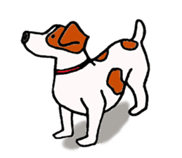 funny dog's life (JRT LIFE) sticker #11047617