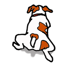 funny dog's life (JRT LIFE) sticker #11047621