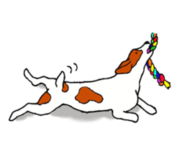 funny dog's life (JRT LIFE) sticker #11047624
