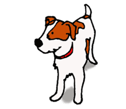 funny dog's life (JRT LIFE) sticker #11047627