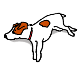 funny dog's life (JRT LIFE) sticker #11047631