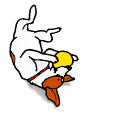 funny dog's life (JRT LIFE) sticker #11047633