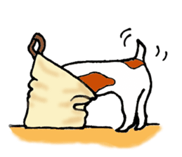 funny dog's life (JRT LIFE) sticker #11047637