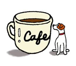 funny dog's life (JRT LIFE) sticker #11047638