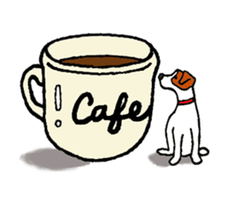 funny dog's life (JRT LIFE) sticker #11047638