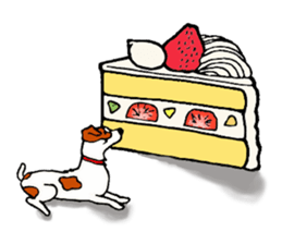 funny dog's life (JRT LIFE) sticker #11047639