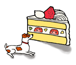 funny dog's life (JRT LIFE) sticker #11047639