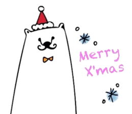 The white bear which is a gentleman sticker #11049211