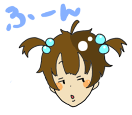 daily life of mako and kai sticker #11050212