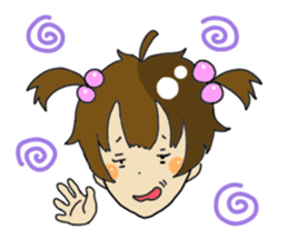 daily life of mako and kai sticker #11050214