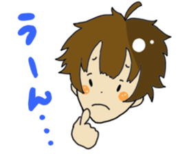 daily life of mako and kai sticker #11050224