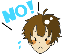 daily life of mako and kai sticker #11050230