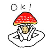 Mushroom uncle sticker #11050455