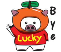 Lcuky Tangerine sticker #11050722