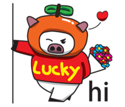 Lcuky Tangerine sticker #11050725