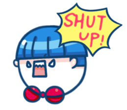 Let's smile!Xiao Ba-Daily of Xiao Class sticker #11050843