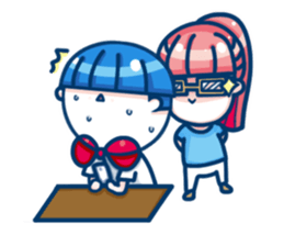 Let's smile!Xiao Ba-Daily of Xiao Class sticker #11050845