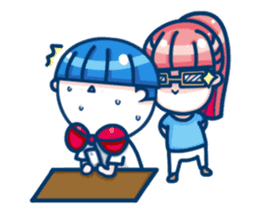 Let's smile!Xiao Ba-Daily of Xiao Class sticker #11050845