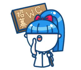 Let's smile!Xiao Ba-Daily of Xiao Class sticker #11050855