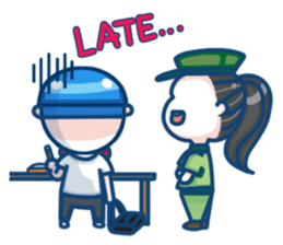 Let's smile!Xiao Ba-Daily of Xiao Class sticker #11050858