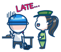 Let's smile!Xiao Ba-Daily of Xiao Class sticker #11050858