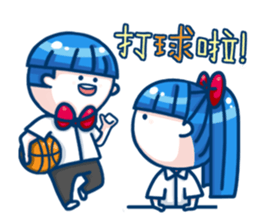 Let's smile!Xiao Ba-Daily of Xiao Class sticker #11050861