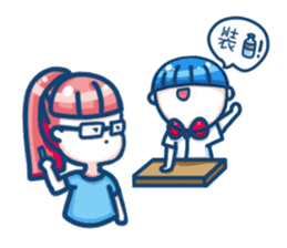 Let's smile!Xiao Ba-Daily of Xiao Class sticker #11050864