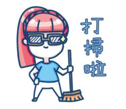 Let's smile!Xiao Ba-Daily of Xiao Class sticker #11050869