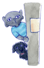Dogman & His Dog sticker #11051536