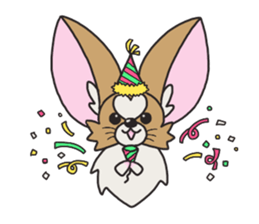 Four seasons of papillon in Japan. sticker #11052566