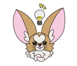 Four seasons of papillon in Japan. sticker #11052570