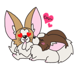 Four seasons of papillon in Japan. sticker #11052573